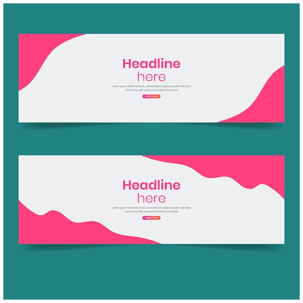 Sfondio in gradiente per il design del modello di banner