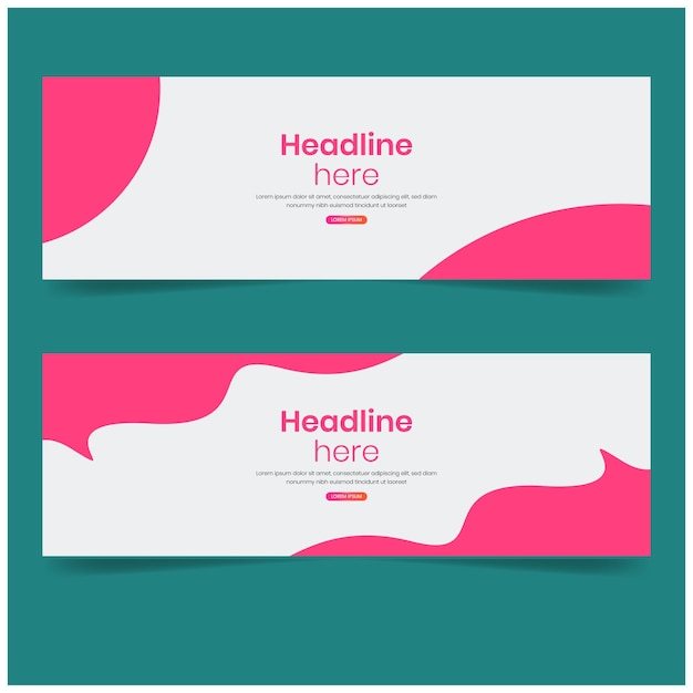 Sfondio in gradiente per il design del modello di banner