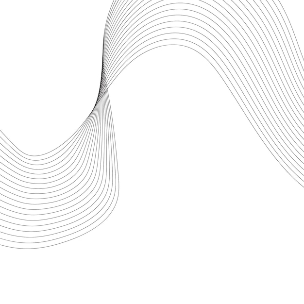 Sfondio semplice minimalista con linee ondulate