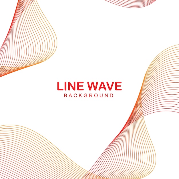 Sfondio semplice minimalista con linee ondulate