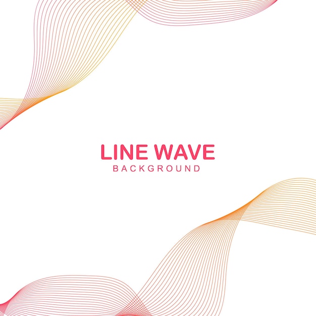 Sfondio semplice minimalista con linee ondulate