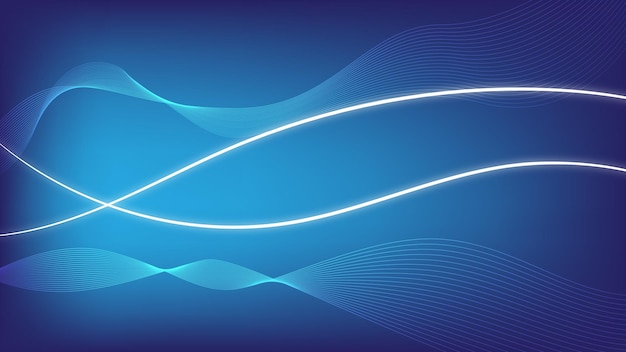Sfondio tecnologico del modello blu