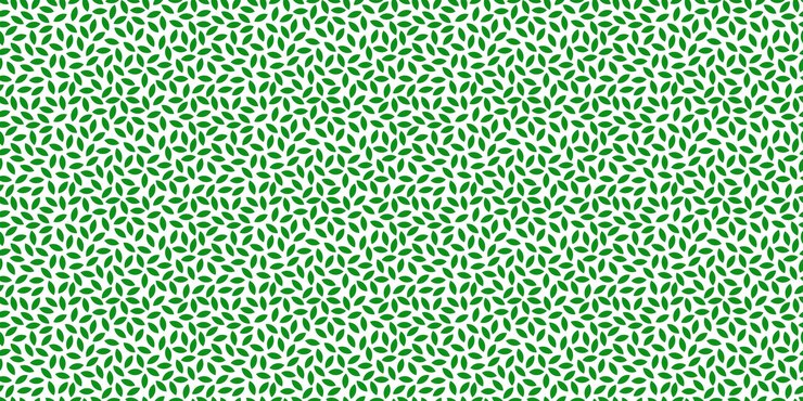 Vettore sfondio vettoriale minimalista di foglie a disegno senza cuciture
