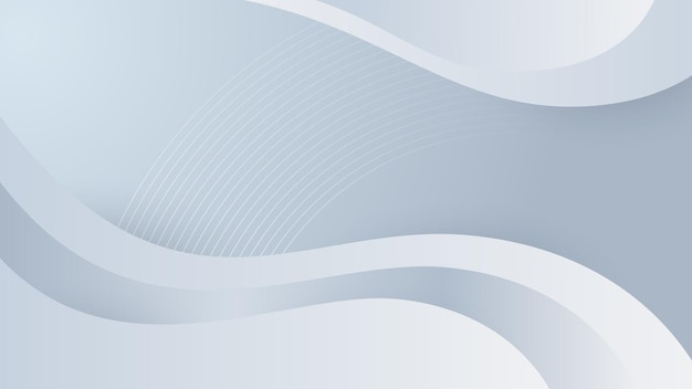Sfondio vettoriale monocromatico bianco astratto per la progettazione di opuscoli, volantini per siti web, carta da parati bianca geometrica per la presentazione di certificati, pagina di destinazione