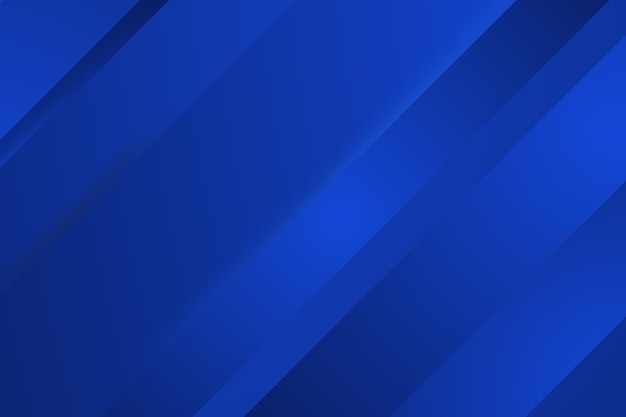 Sfondo a forma di striscia blu con gradiente geometrico minimo
