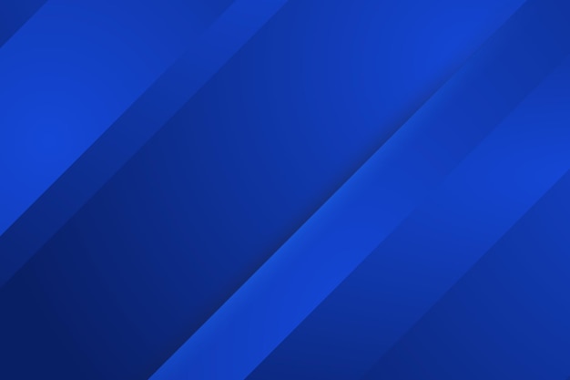 Sfondo a forma di striscia blu con gradiente geometrico minimo