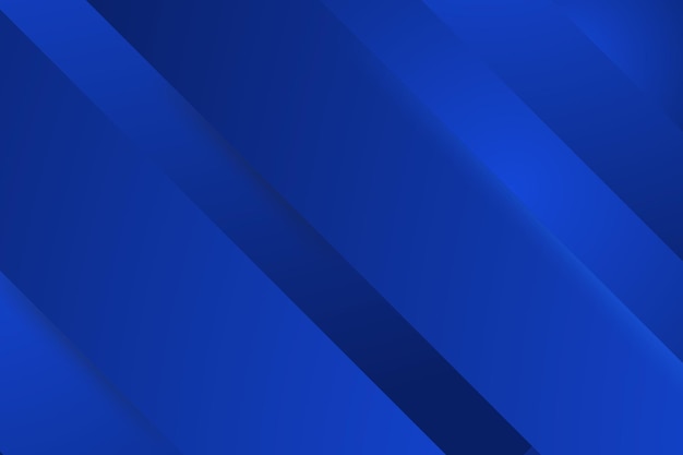 Sfondo a forma di striscia blu con gradiente geometrico minimo