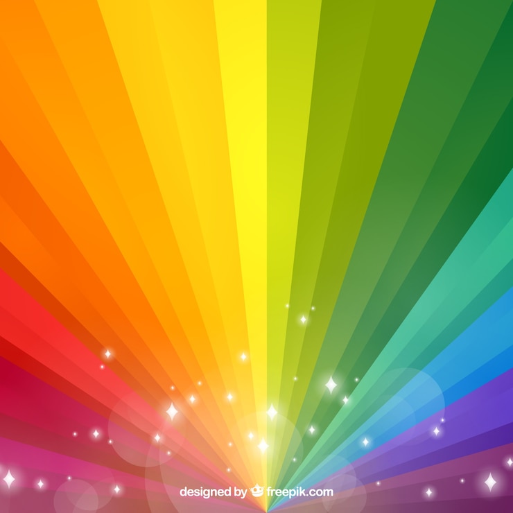 Vettore sfondo arcobaleno in sfumatura