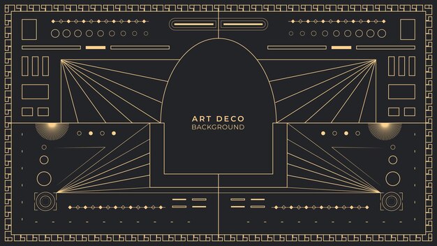 Sfondo Art Deco