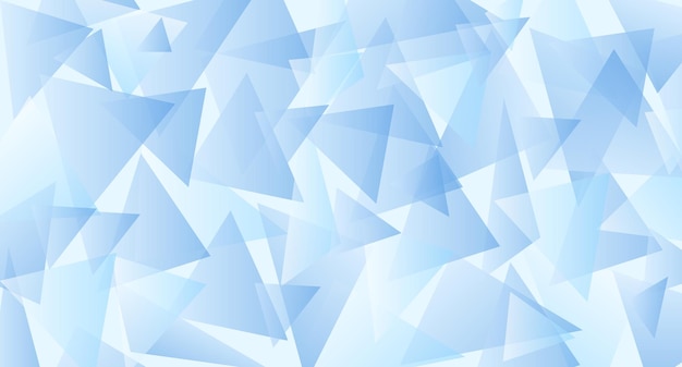 Sfondo astratto azzurro con triangoli Sfondo per cartoline e striscioni per siti Web di manifesti pubblicitari e aziendali e copertine illustrazione vettoriale per la progettazione grafica
