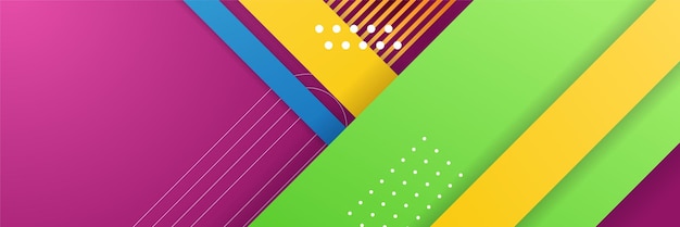 Sfondo astratto colorato Elemento geometrico strutturato dinamico Illustrazione vettoriale di luce sfumata moderna Modello di sfondo del modello di banner di progettazione grafica astratta vettoriale