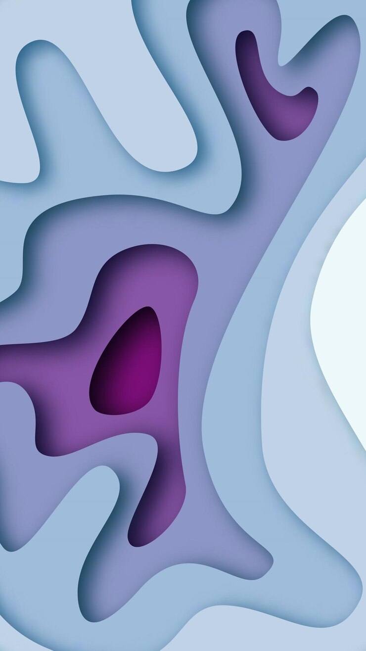Sfondo astratto con carta blu tagliata forme storie banner design. Illustrazione vettoriale.