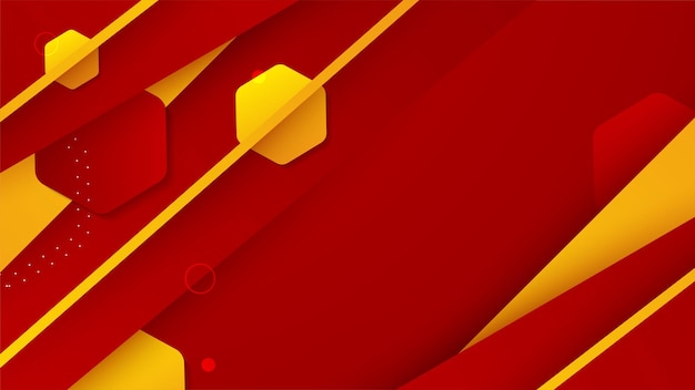Sfondo astratto con colore sfumato giallo arancio rosso Modello web di modello di banner di progettazione grafica astratta vettoriale per volantino di design di presentazione banner di social media copertina web banner tecnologico