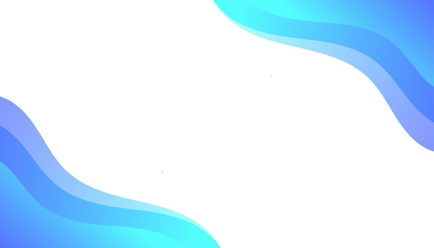 Sfondo astratto con elegante forma curva blu