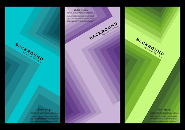 Sfondo astratto con linee geometriche colorate Illustrazione vettoriale
