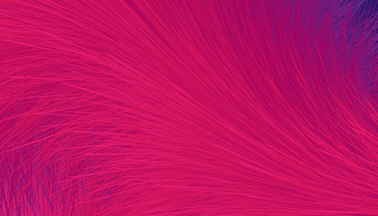 Vettore sfondo astratto con soddisfacenti dettagli in piuma viola, design a linee irregolari