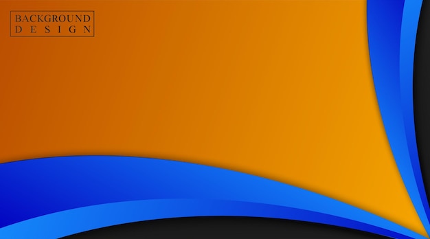 Sfondo astratto design semplice con forma curva