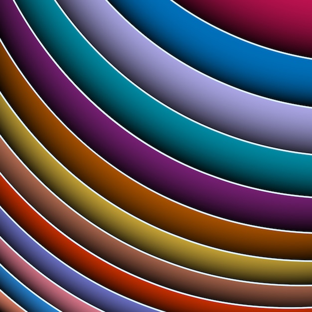 Sfondo astratto di linee colorate