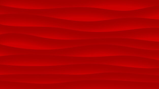 Sfondo astratto di linee ondulate con ombre in colori rossi