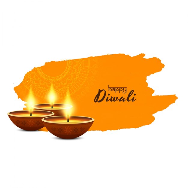 Sfondo astratto elegante felice Diwali