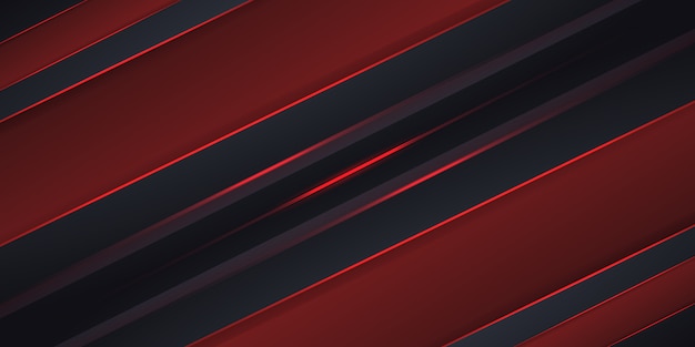 Sfondo astratto grigio scuro con linea di luce rossa. Sfondo scuro tecnologia moderna.