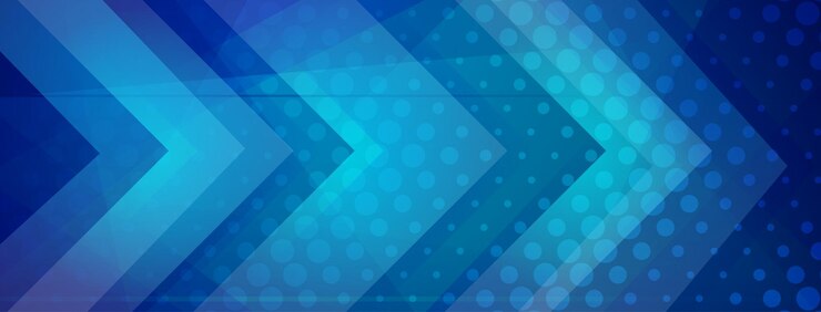 Vettore sfondo astratto mezzitoni fatto di punti e forme geometriche nei colori blu