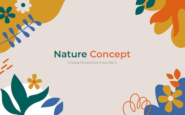 sfondo astratto natura creativa con stile alla moda colorato