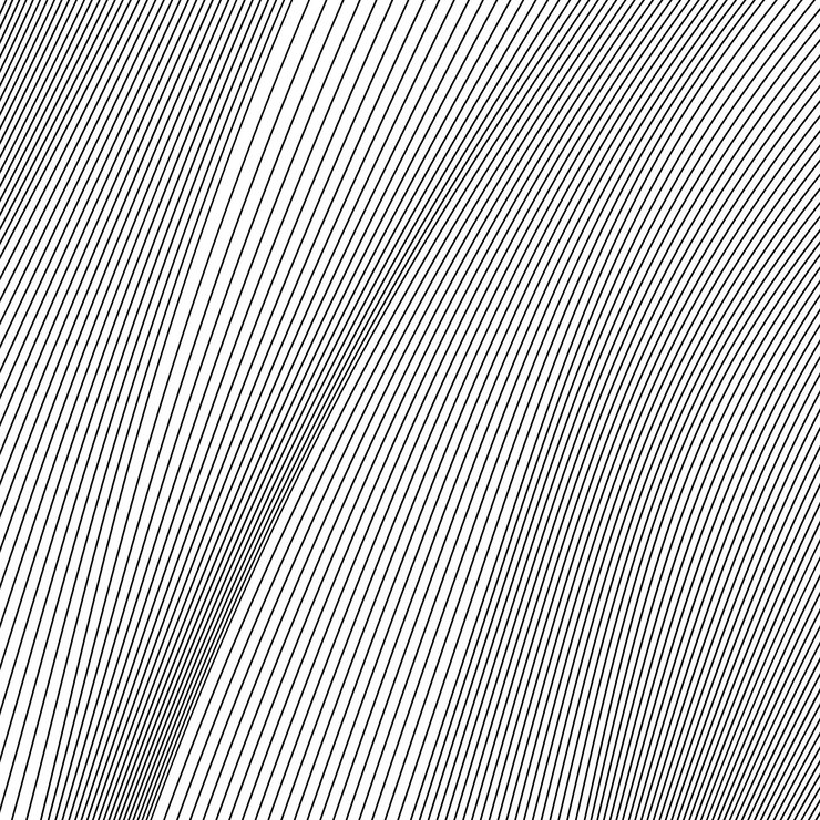sfondo astratto onde lisce. sfondo a strisce ondulate in bianco e nero