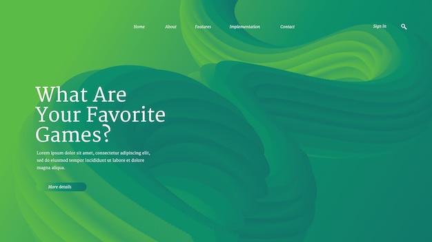 Sfondo astratto sfumato vibrante futuristico Stile di design 3d a forma fluida per banner di siti Web