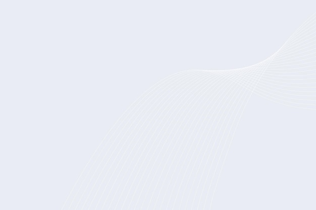 Sfondo bianco astratto moderno con linee ondulate per affari