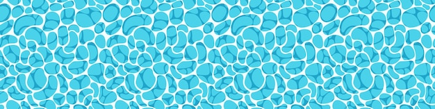Sfondo blu acqua La consistenza dell'acqua Mare oceano o piscina Illustrazione vettoriale