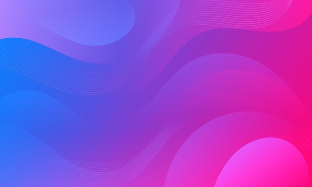 Sfondo blu viola astratto con forme ondulate adatto per volantini di siti web e manifesti