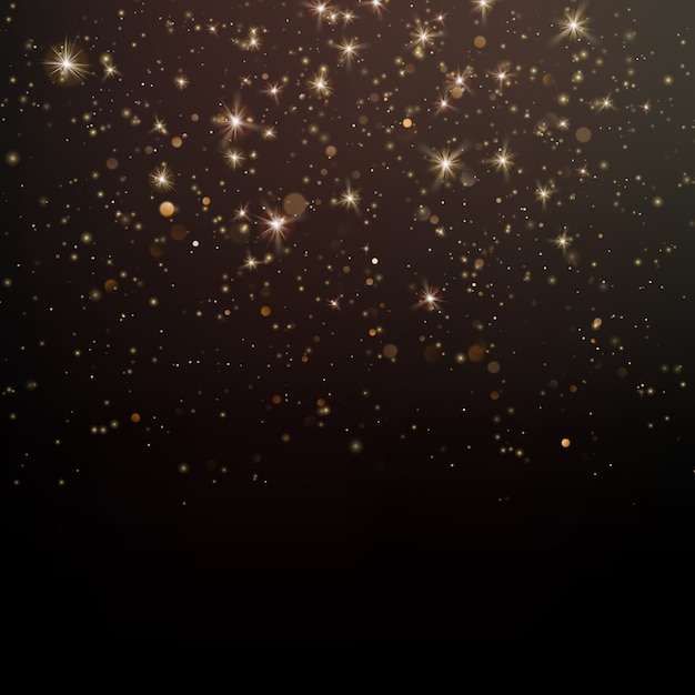 Sfondo chiaro di polvere di stelle.