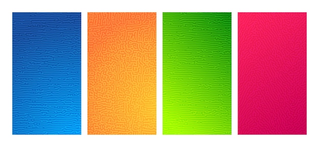 Sfondo colorato di reazione di Turing