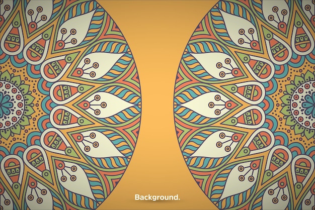 Sfondo colorato mandala