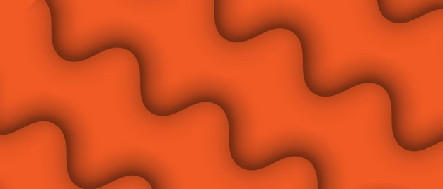Sfondo colorato ondulato con stile 3D Sfondo liquido moderno Sfondo testurizzato astratto con miscelazione di colore arancione Eps10 illustrazione vettoriale