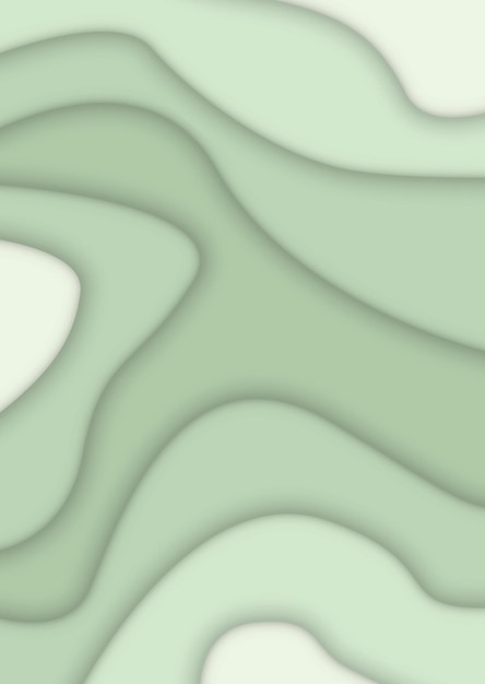 Sfondo colorato ondulato con stile 3D Sfondo liquido moderno Sfondo testurizzato astratto con miscelazione di colore verde Eps10 illustrazione vettoriale