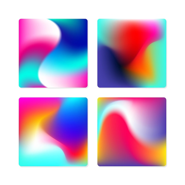 sfondo colorato sfumato a rete premium Design vettoriale