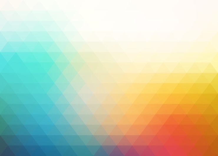 Vettore sfondo colorato triangolo sfocato