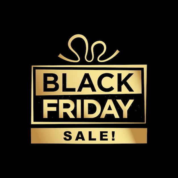 Sfondo del Black Friday Banner di vendita del Black Friday Illustrazione vettoriale