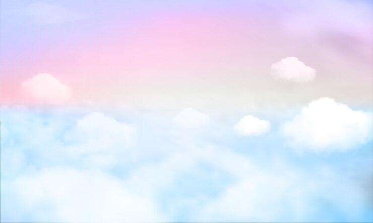 Vettore sfondo del cielo e colori pastello