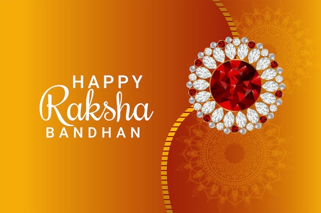 Sfondo del festival culturale indiano di Raksha bandhan