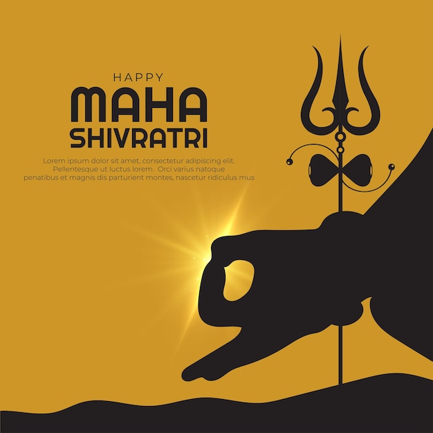 Sfondo del festival di Maha Shivratri