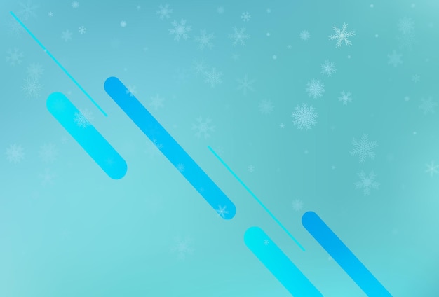 Sfondo del fiocco di neve di Natale invernale Vettore di fiocco di neve d'argento in caduta