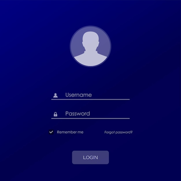 Sfondo del modello di account di accesso