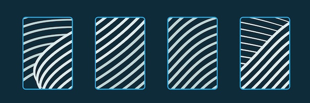 sfondo della linea di decorazioni