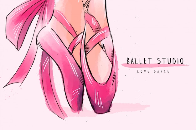 Sfondo di ballerina gamba donna.