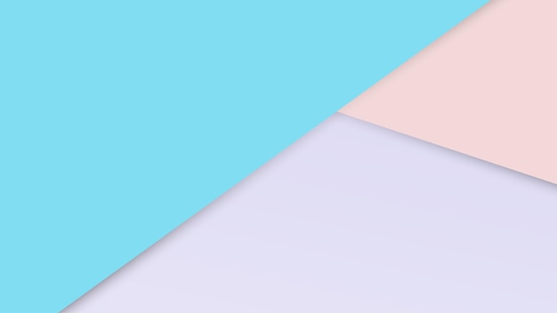 Sfondo di carta colorata con forme geometriche in colori pastello