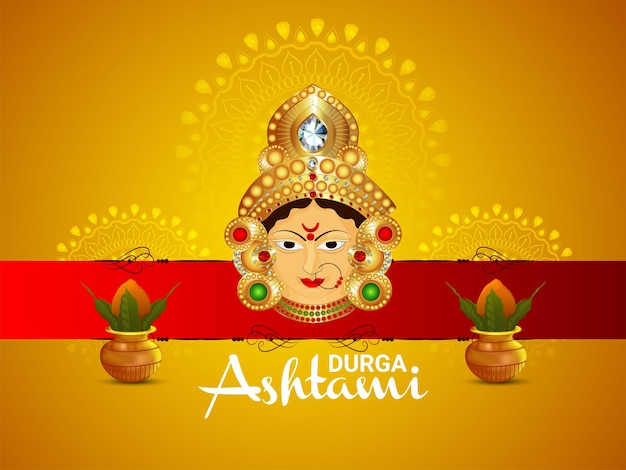 Sfondo di celebrazione felice durga puja