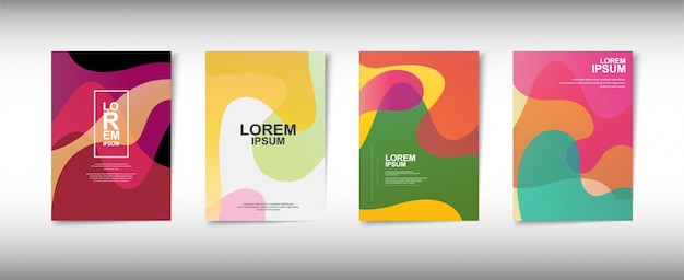 Sfondo di Cover Design moderno per brochure aziendale